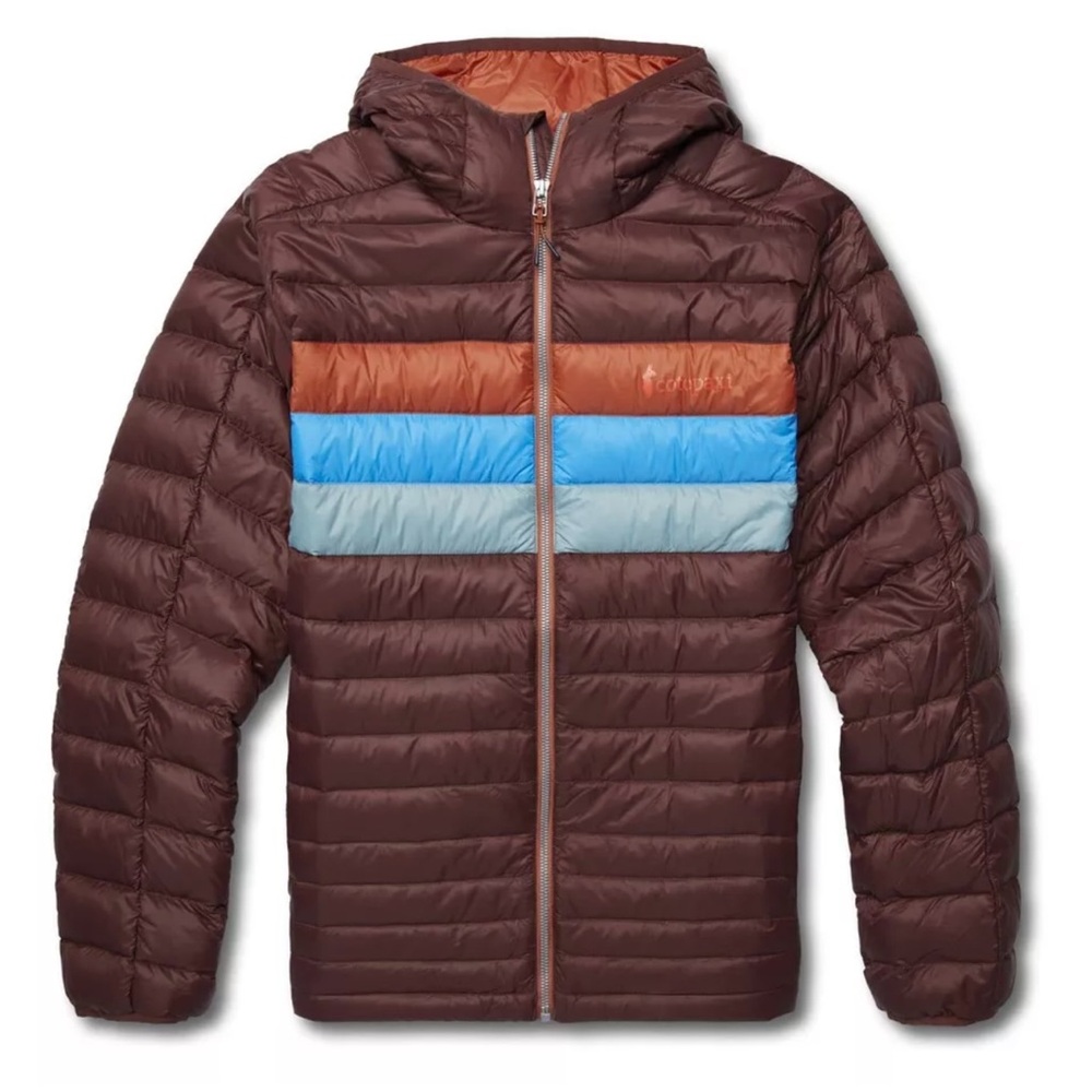 Cotopaxi Fuego Hooded men’s down puffer jacket size medium new without tag